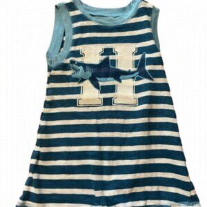 Hatley Boys Romper 6 12 Months Blue Shark One Piece Play Suit Baby Boy Outfit 6m